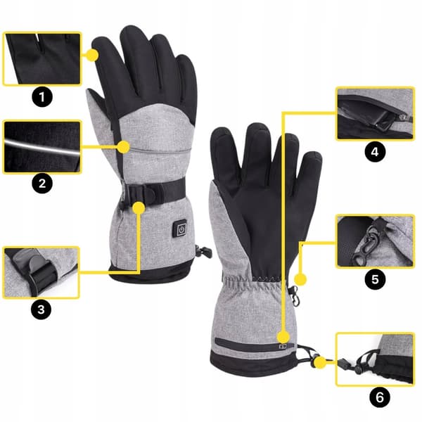 E-GLOVES opvarmede handsker (+ POWERBANKS)
