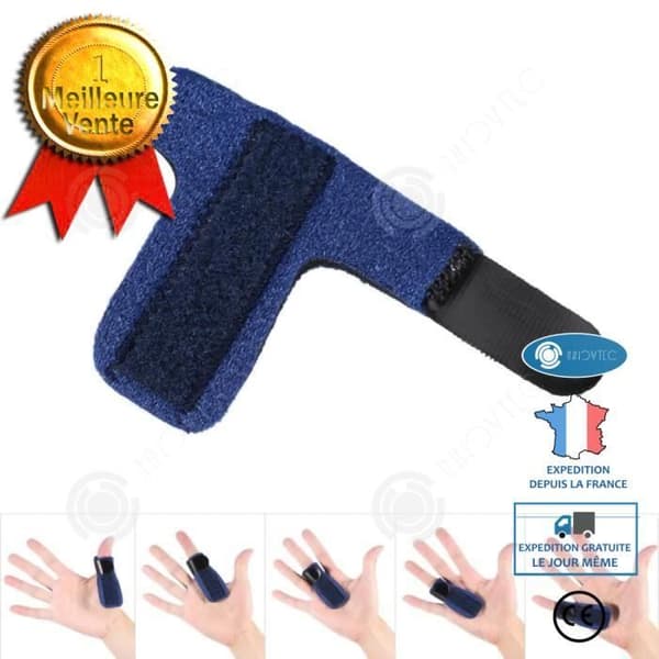 INNOVTEC - Fingerskyddshållare - Fingerskyddskåpa - Storlek L - Blå