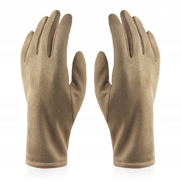 GFD-07 BEIGE Naisten mokkanahkaiset käsineet