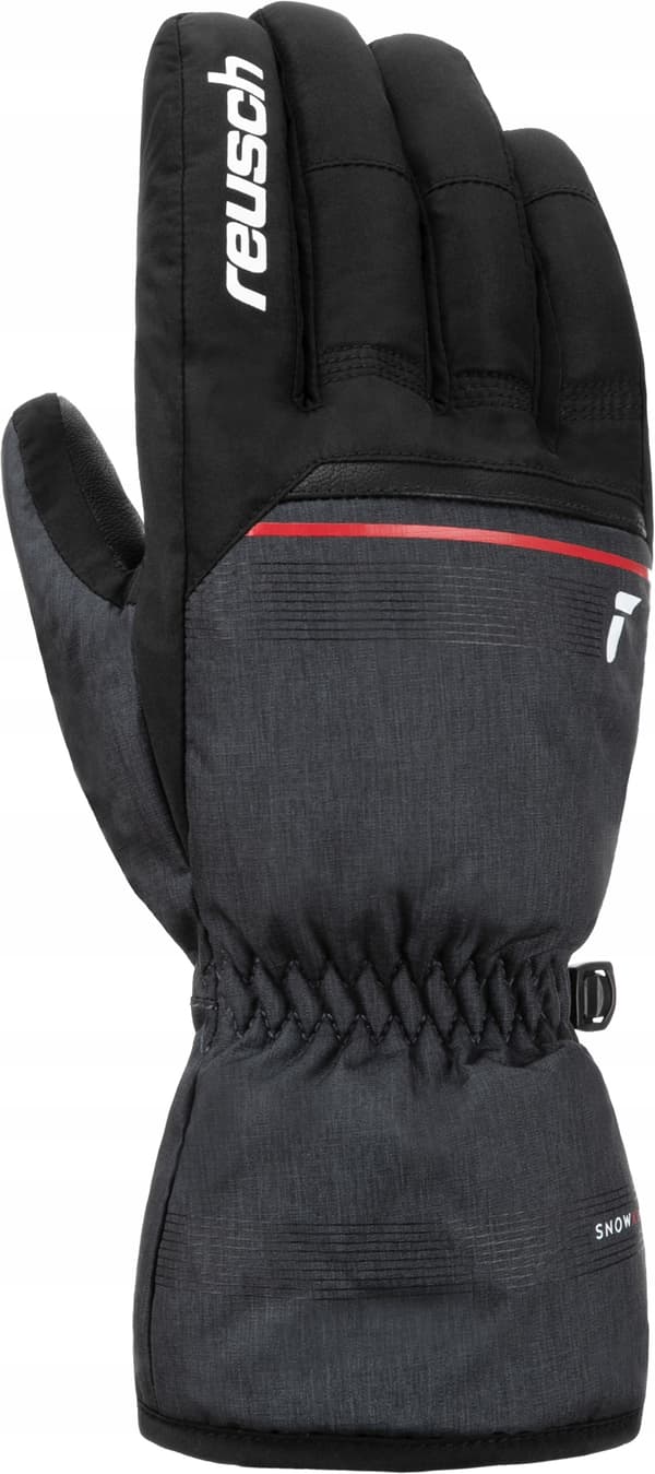 REUSCH Snow King hiihtohanskat harmaa koko 9