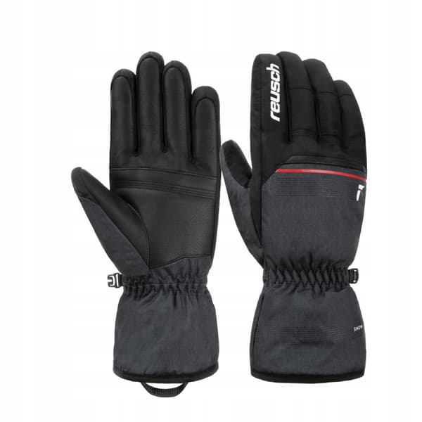 REUSCH Snow King hiihtohanskat harmaa koko 9