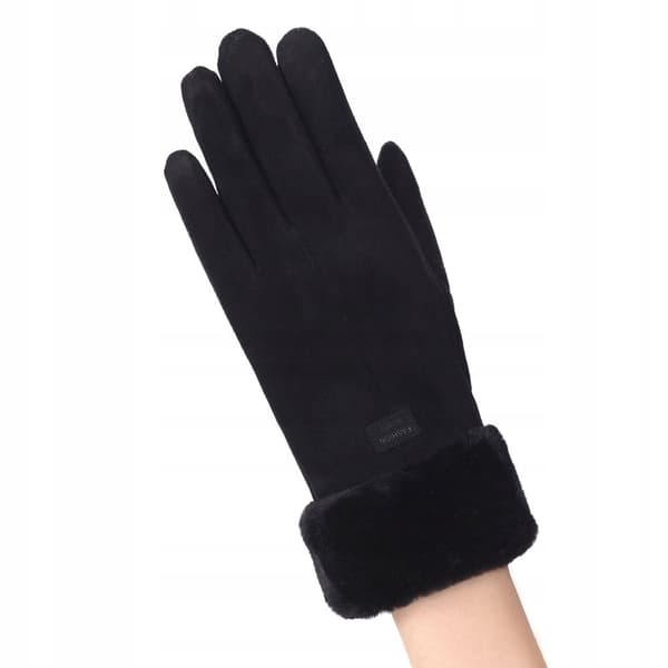 Läderhandskar Dam TOUCHSCREM Svart R03