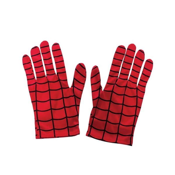 Spiderman handskar för barn - Röd - Tyg - Handledslängd