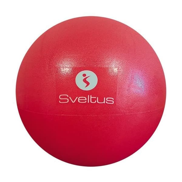 SVELTUS röd pedagogisk boll Ø22/24 cm för muskelförstärkning och skonsam gymnastik
