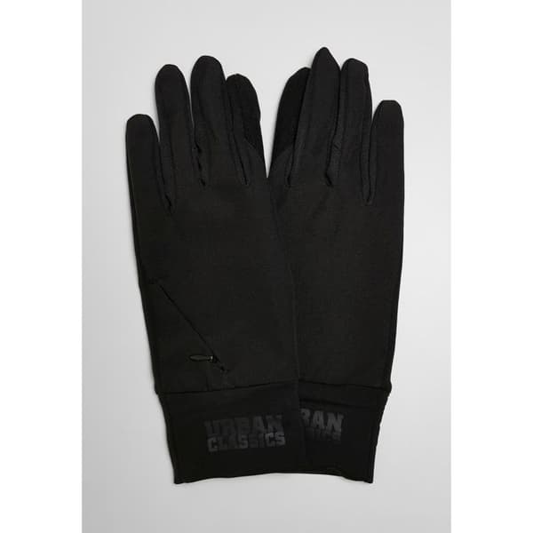 Handskar - Urban Classics - Logomudd - Prestanda - Vattentåliga - Unisex - Svart