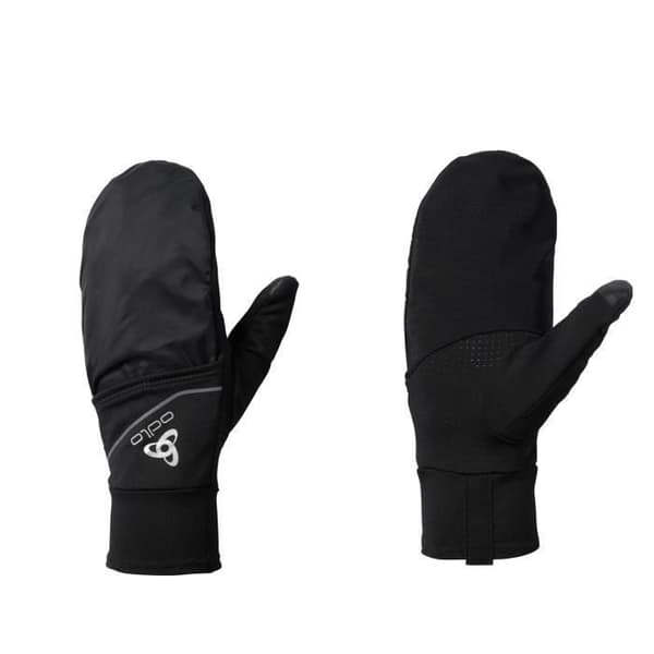 Odlo Intensity Cover Handskar - Svarta - Herr - Vuxen - Avtagbar vindjacka