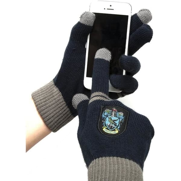 Pekskärmshandskar - Harry Potter - Ravenclaw House - Blå och Grå