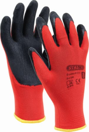 STALCO Polyesterhandsker S-Latex 10 12 par
