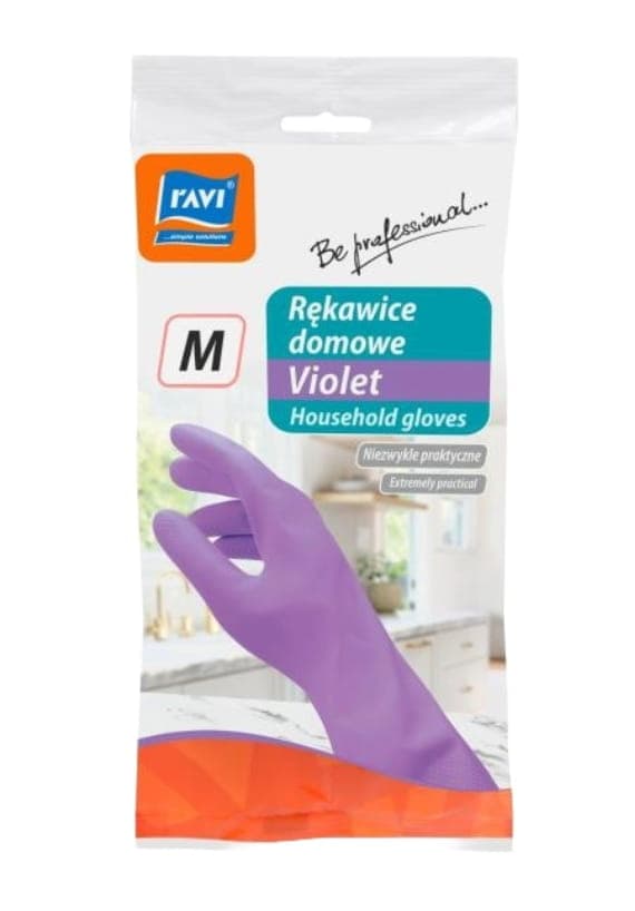 Kumikäsineet puhdistukseen, kestävät "M"