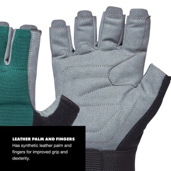 Black diamond - BD8018683028XS1 - Kvinnors Crag Halvhandskar Gants d'escalade, Raging Sea, Extra Small