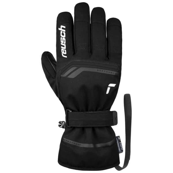 Reusch Primus R-tex XT membran Vattentät och bekväm skidvarma vintersnöhandskar, svart-vit, 8,5 män