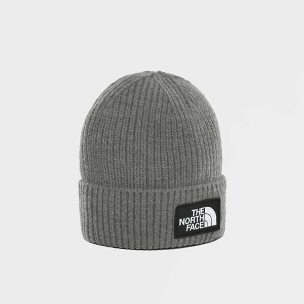 Hatt The North Face Tnf Logo Box Cuffed Beanie NF0A3FJXDYY1 Grå
