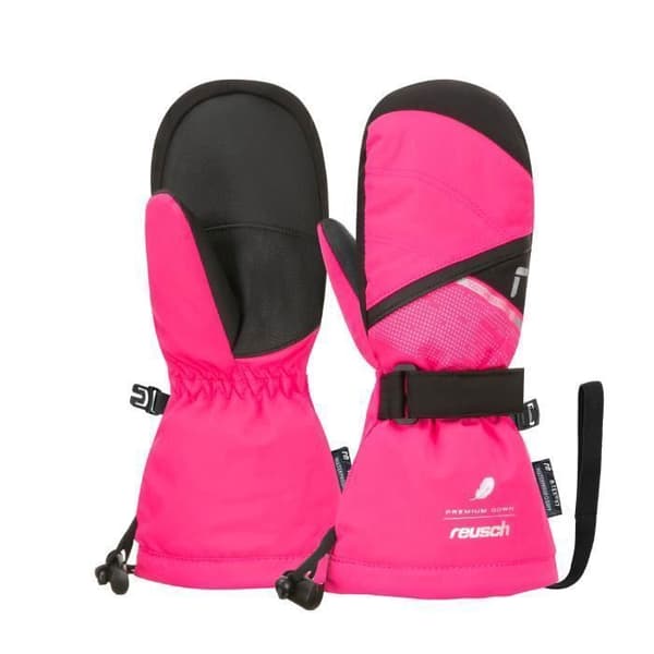 Reusch Kaden R-Tex® XT dunvantar för barn - rosa glo - 4/5 år