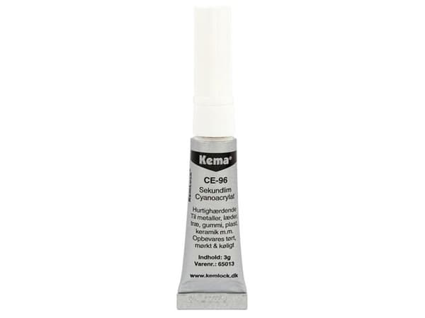 ITW KemLock CE-96 Sekundlim 3ganvendes til plast, gummimetal, keramik, træ, læder, stof