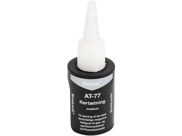 ITW AT-77 50 ml KemLock® Pipe Sealant används för att täta och säkra rör, kopplingar, grova gängor, hydraulik och pneumatik.