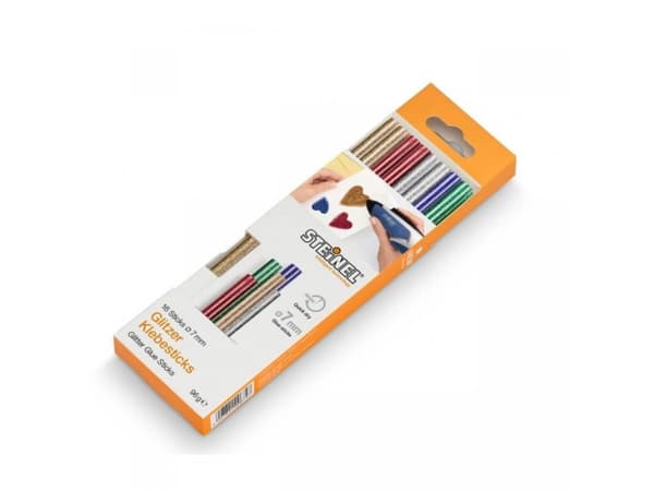 Steinel KLEBESTICKS 7MM GLITZER 96GR Varmlimpinde 7 mm 150 mm Farverig med glitter 0.097 kg 16 stk