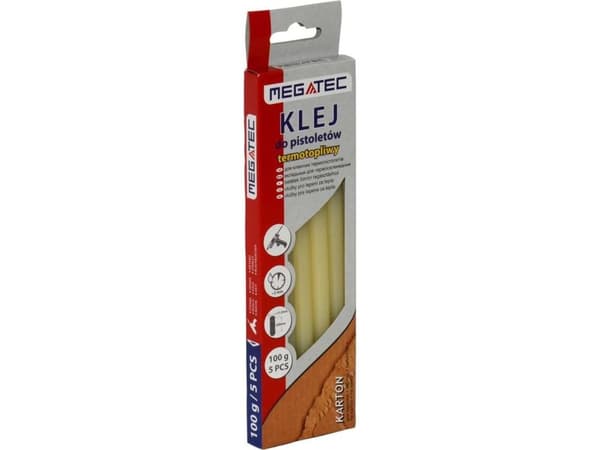Megatec liimapatruunat metallille 11 mm x 200 mm keltainen 5 kpl 0,1 kg Termik (BN1921 240 ME Z)