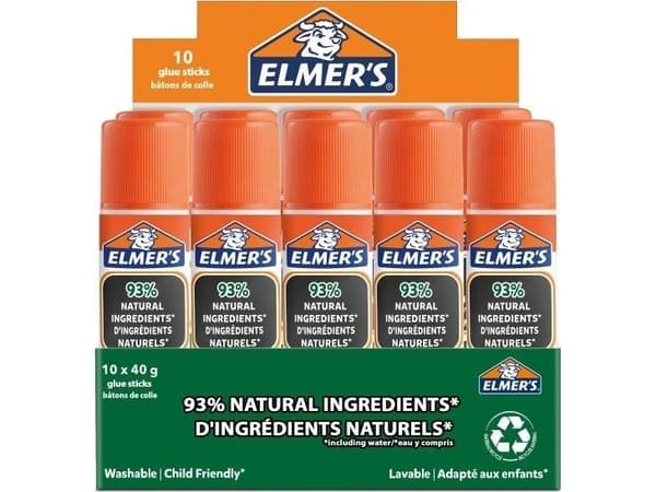 Elmers Glue Stick Pure Glue 40G - 1 kpl