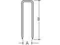 Miniatyrbilde 2 av 5: Makita 1022 HD - Staples - 5040 deler - lengde: 22 mm - bredde: 10 mm - for Makita DST221