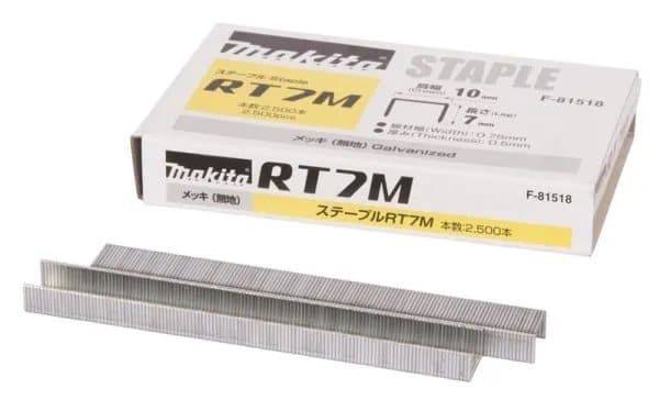 Makita RT10M - Niitit - 2500 kappaletta - 10,5 mm - pituus: 10 mm - leveys: 10 mm