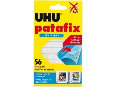 Artequipment UHU PATAFIX MONTERINGSKOMPONERING CLEAR 56 STK universal