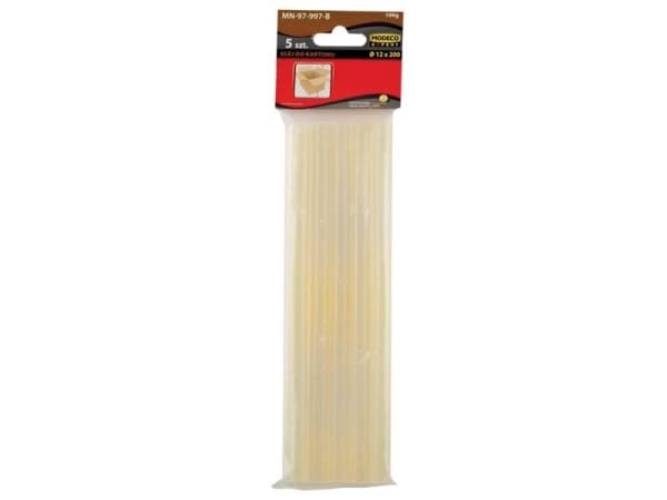 Modeco liminnsatser for papp 12 mm x 200 mm melkeaktig 5 stk 0,1 kg PAC (MN-97-997-B)