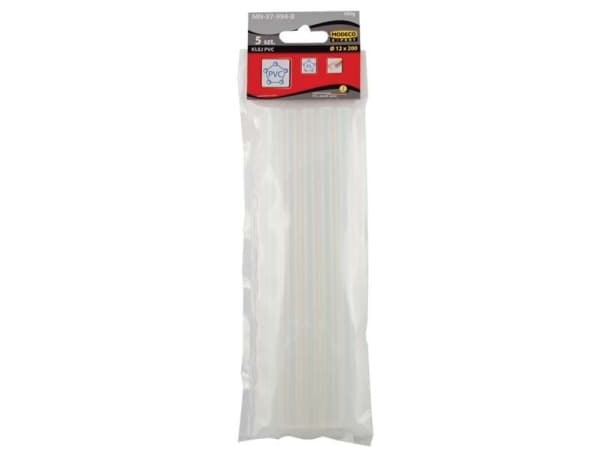 Modeco limstifter for plast 12 mm x 200 mm transparent 5 stk 0,1 kg PRO-T (MN-97-994-B)