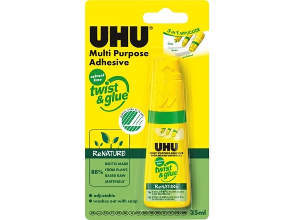 UHU Twist Glue ReNATURE, Universallim, 35 ml