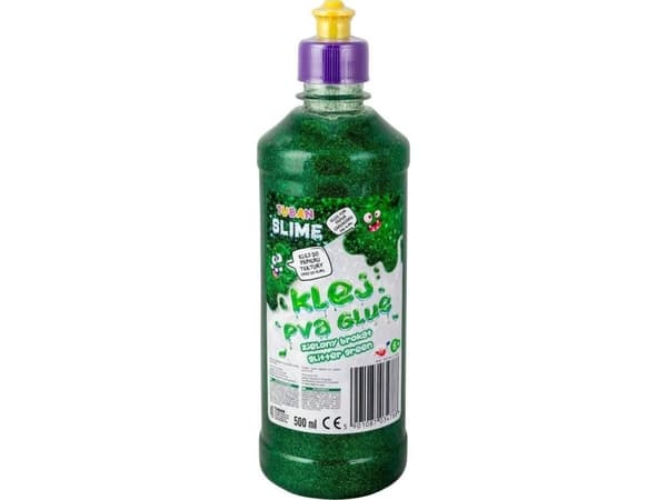 TUBAN Glitter Glue vihreä PVA 500ml TUBAN