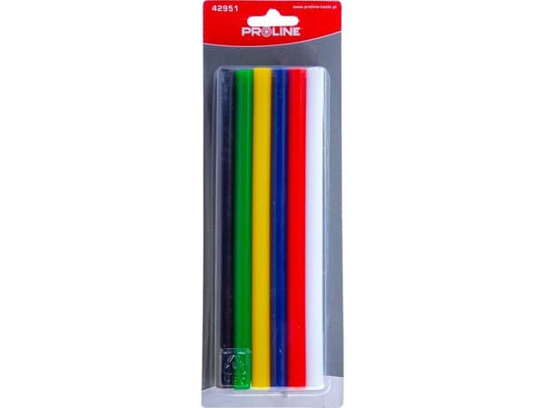 Proline glue cartridges Glue sticks color, 8mm, 12 * 100mm pieces, card, proline