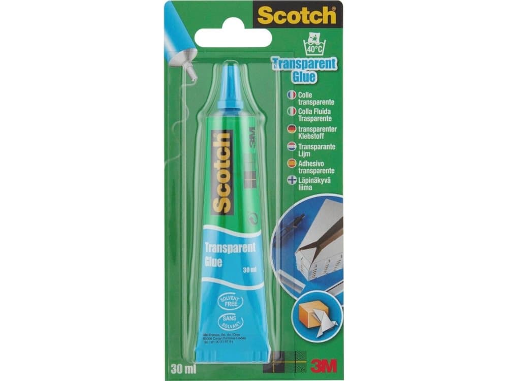 Scotch Universal adhesive for SCOTCH paper (3025C12), 30 ml, with a hanger