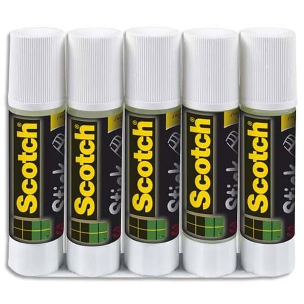 Limstift - SCOTCH - Classic - 8 g - Förpackning med 5 - I blister