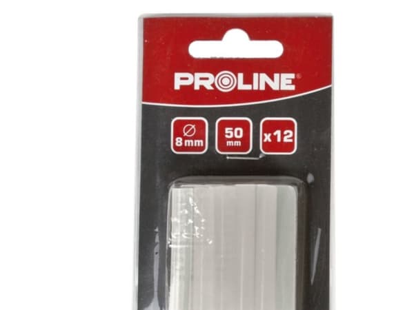 Pro-Line liimapuikot 8 mm x 50 mm läpinäkyvä 12 kpl 42918