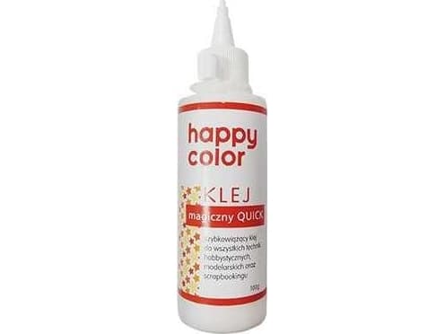 magic glue quick happy color bottle 100g