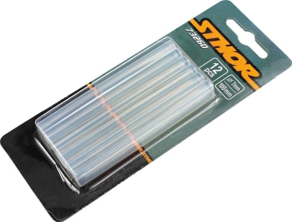 Sthor liimapalat 7 mm x 100 mm läpinäkyvä 12 kpl 73260 73260