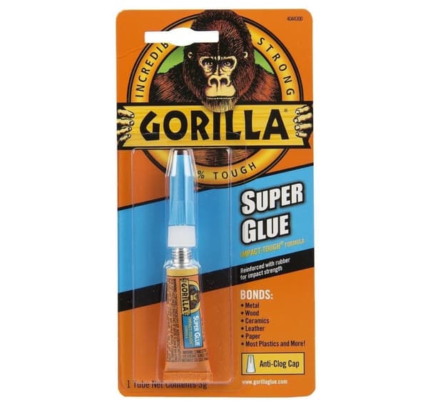 Gorilla-liima "Superglue" 1x3g