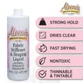 Miniatyrbild 3 av 4: Aleene's Fabric Stiffener & Draping Liquid - Stärkmedel för Textil - 473 ml
