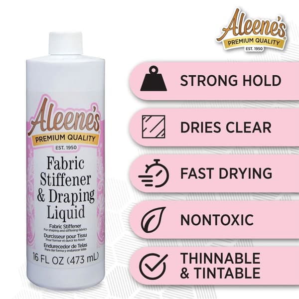 Aleene's Fabric Stiffener & Draping Liquid - Stärkmedel för Textil - 473 ml