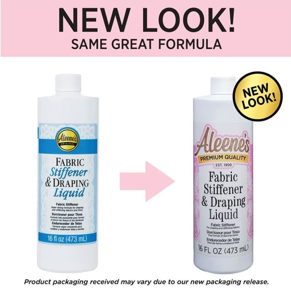 Aleene's Fabric Stiffener & Draping Liquid - Stärkmedel för Textil - 473 ml