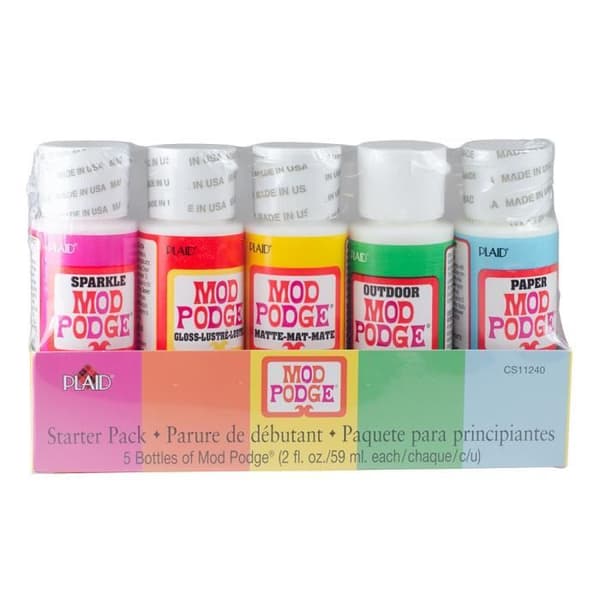 Mod Podge Starter Set: Skärlim och efterbehandling