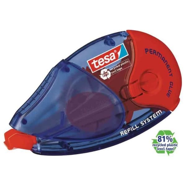 Påfyllningsbar rulle - TESA - ecoLogo - PERMANENT lim - 8,4m - Resistant tejp