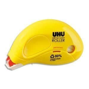 UHU Dry &amp; Clean Permanent Limrulle 9,5m x 6,5mm