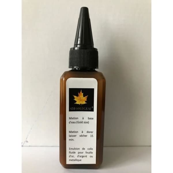 Flytande limemulsion, 60 ml, för guld, silver, metallblad