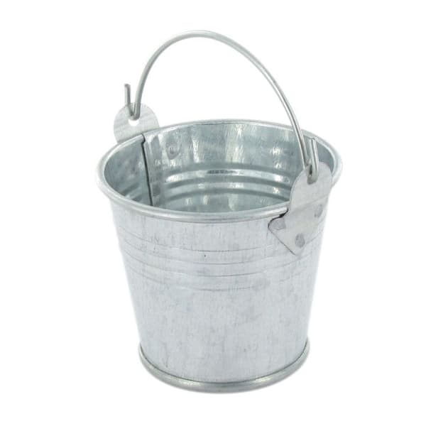 Hink - MEGACRÉA - Zink - 6,2 x 5,5 x 4,5 cm - Perfekt för dekoration - Färdig att anpassa