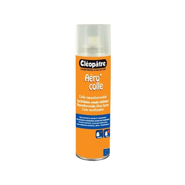 Omflyttbar limstift - Cléopatre - ACR250 - Aérosol 250ml - Transparent - Ideal för modeller