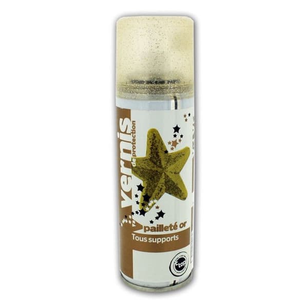 Skyddslack - SURDISCOUNT - Glitterguld - 125ml - Alla ytor - Blandat