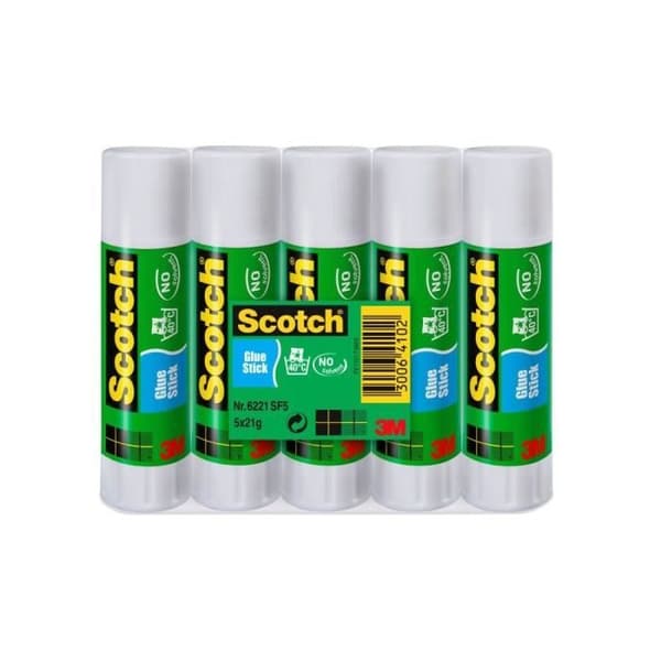 Limstift - SCOTCH - Classic - 21 g - Förpackning om 5 - I blister