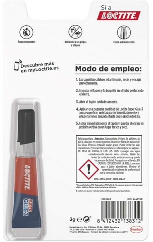 Glue Loctite Super Glue 3 (3 g)