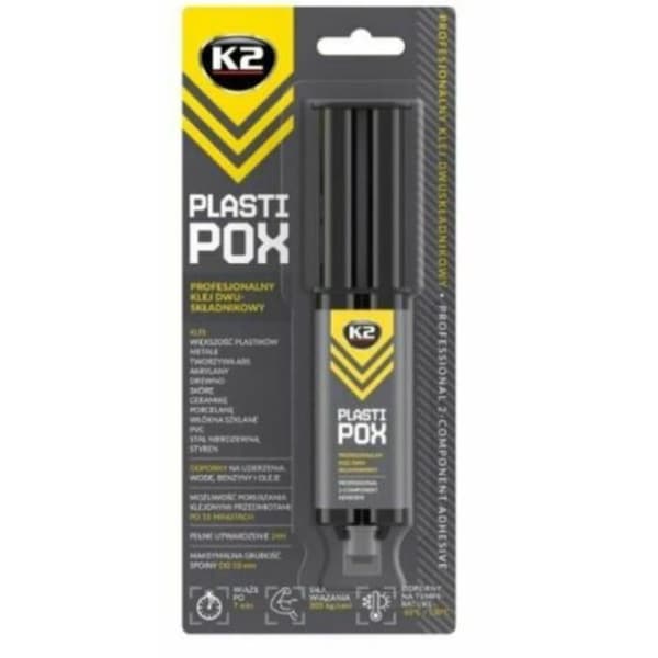 Seringue Colle Bi Komponent K2 25gr ultra hög motståndskraft 305 kg m2 multi sup