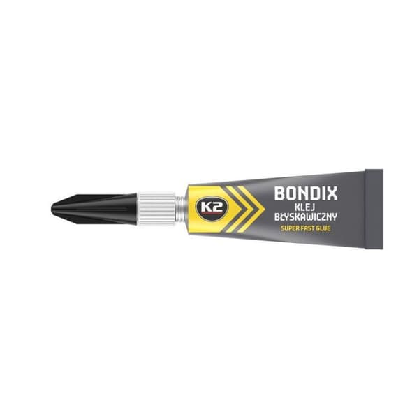 Universell snabbtorkande lim - K2 - Bondix - 3g - Snabbtorkande - Cyanoakrylat